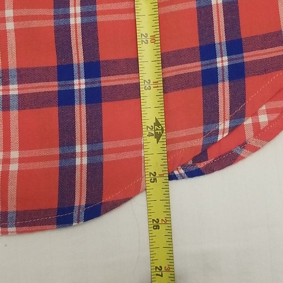 NWT Izod womens flannel shirt size S - Picture 6 of 9